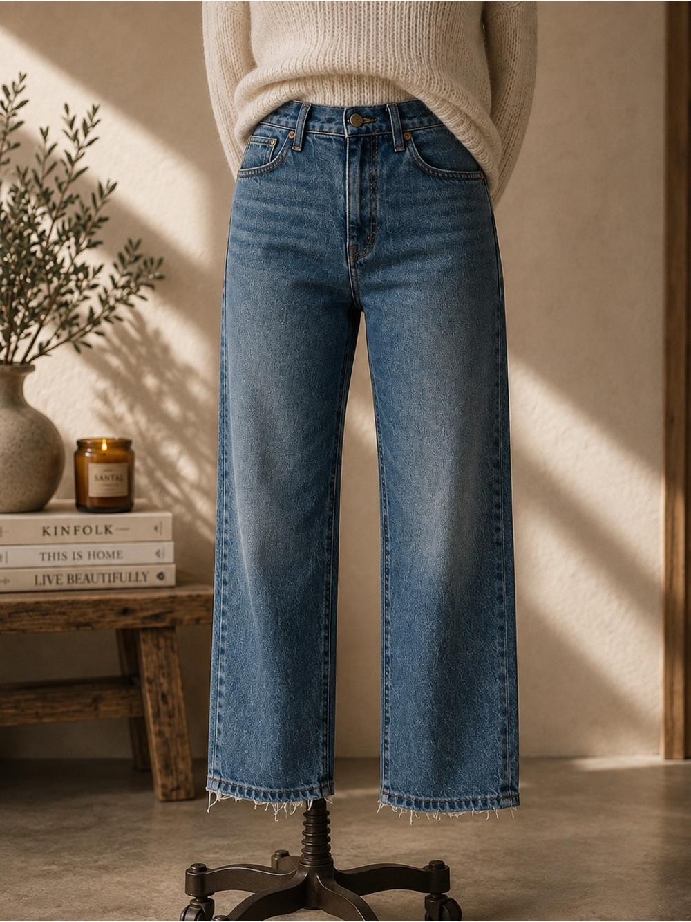 Madewell Classic Straight Crop Jeans Women’s 28 Medium Wash